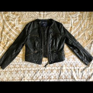Quilted American Eagle 🦅 Faux Leather Jacket